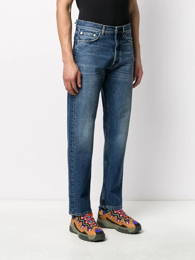 Shop Sunflower High-rise Straight Leg Jeans In Blue