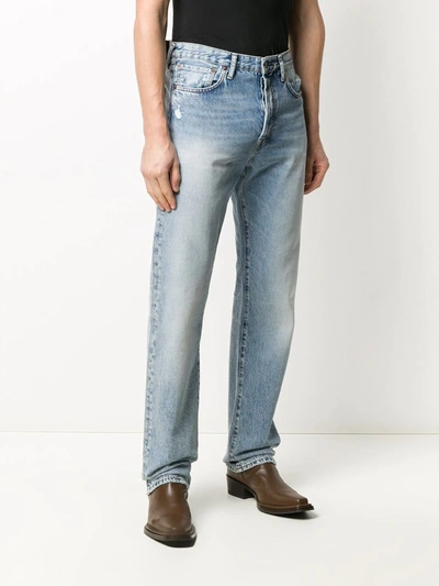 Shop Acne Studios 1996 Straight Jeans In Blue