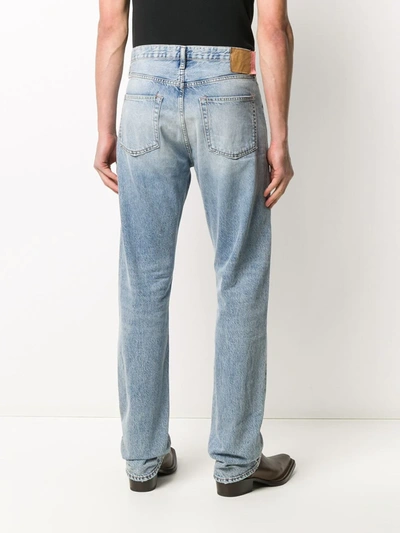 Shop Acne Studios 1996 Straight Jeans In Blue