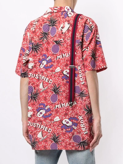 Shop Miharayasuhiro Pineapple-print Short-sleeved Shirt In Red