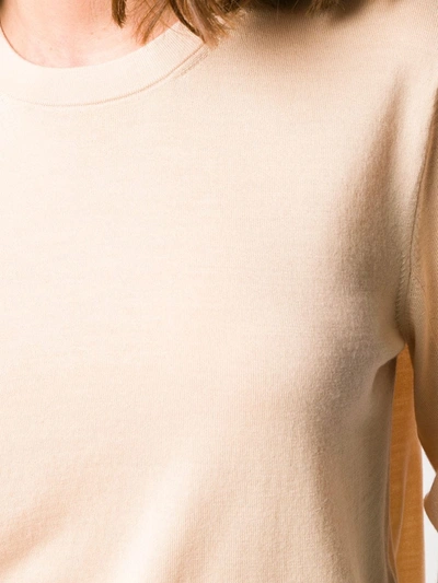 Shop Chloé Round-neck Sweater In Pink