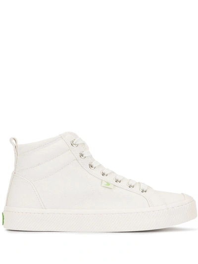 Shop Cariuma Oca High-top Canvas Sneakers In White