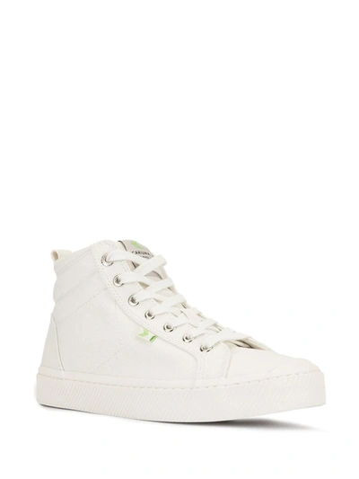 Shop Cariuma Oca High-top Canvas Sneakers In White