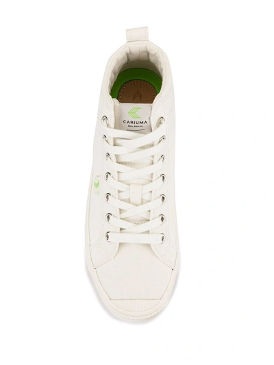 Shop Cariuma Oca High-top Canvas Sneakers In White