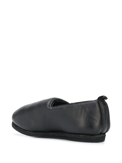 Guidi Plain Chunky-style Loafers In Balck