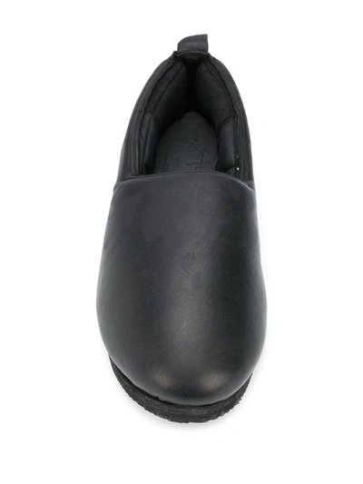 Shop Guidi Plain Chunky-style Loafers In Balck