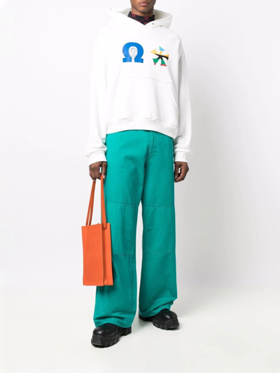 Liberal Youth Ministry Aztec Long-sleeved Hoodie In White