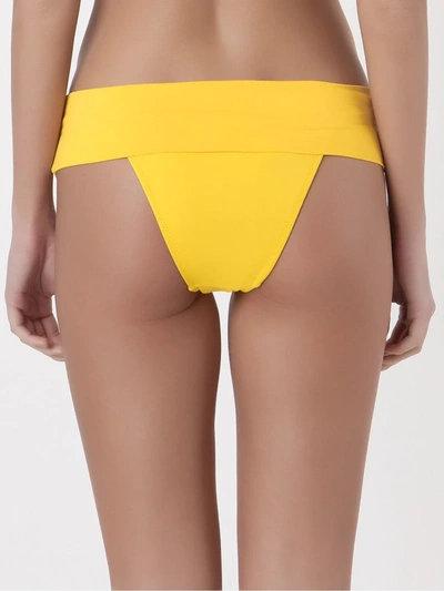 Shop Amir Slama Bikini Bottom In Yellow