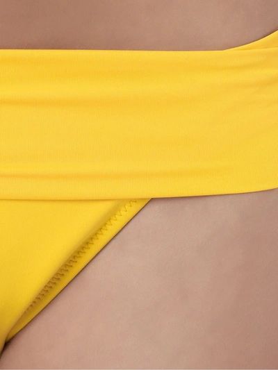 Shop Amir Slama Bikini Bottom In Yellow
