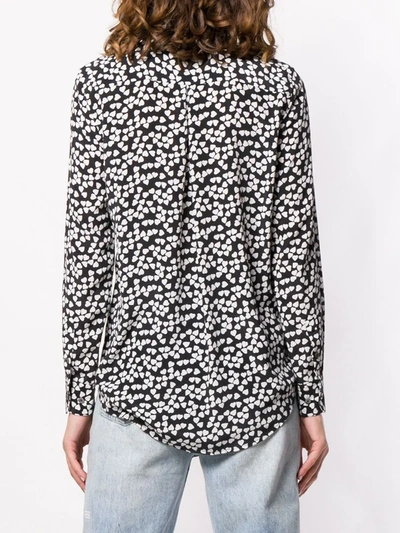 Shop Equipment Patterned Blouse In Black