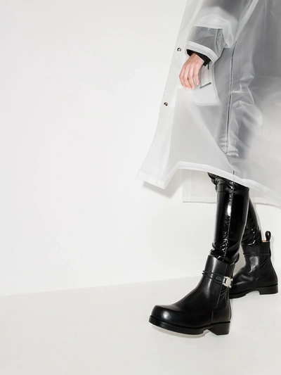 Shop Alyx Rollercoaster Leather Chelsea Boots In Black