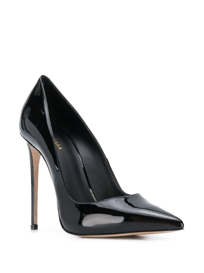 Le Silla Amelia Pumps In Black Patent Leather In Black
