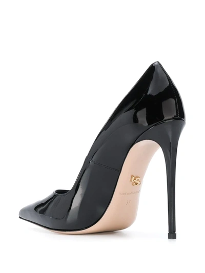 Le Silla Amelia Pumps In Black Patent Leather In Black