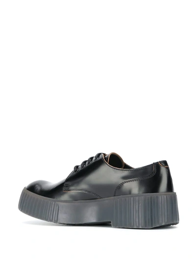 Shop Acne Studios Chunky Sole Derby Shoes In Black