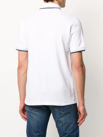 Shop Fred Perry Short Sleeve Polo Shirt In White