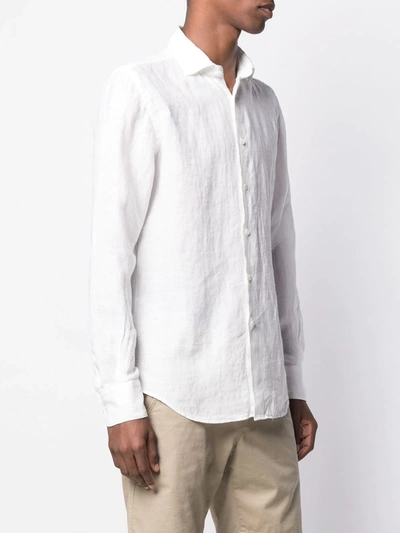 Shop Glanshirt Plain Shirt In White
