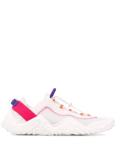 Shop Kenzo Wave Sneakers In White