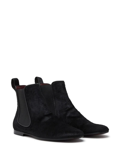Shop Dolce & Gabbana Pony-style Chelsea Boots In Black