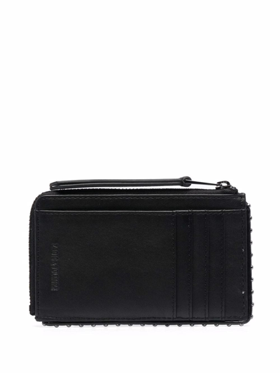 Zadig & Voltaire Quilted Leather Wallet In Schwarz