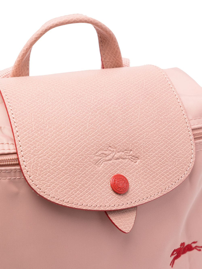 Shop Longchamp Le Pliage Club Backpack In Pink