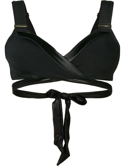 Shop Marlies Dekkers Cache Coeur Push-up Bikini Top In Black
