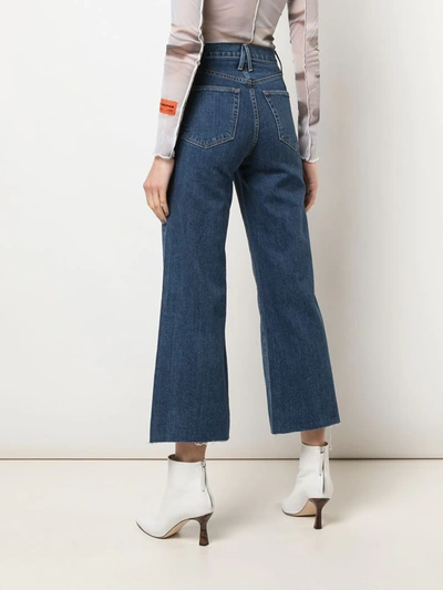 Shop Slvrlake Grace High-rise Cropped Jeans In Blue