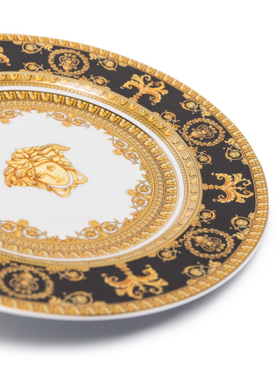 Versace I Love Baroque Porcelain Dinner Plate (18cm) In Yellow