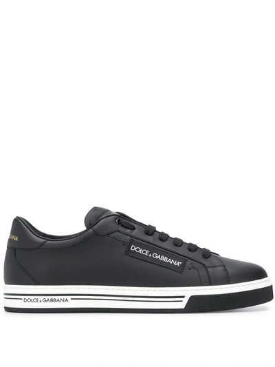 Shop Dolce & Gabbana Roma Low-top Sneakers In Black
