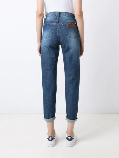 Shop Amapô Mom's Jeans In Blue