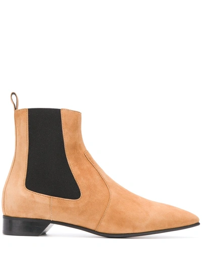Shop Pierre Hardy Chelsea Ankle Boots In Neutrals