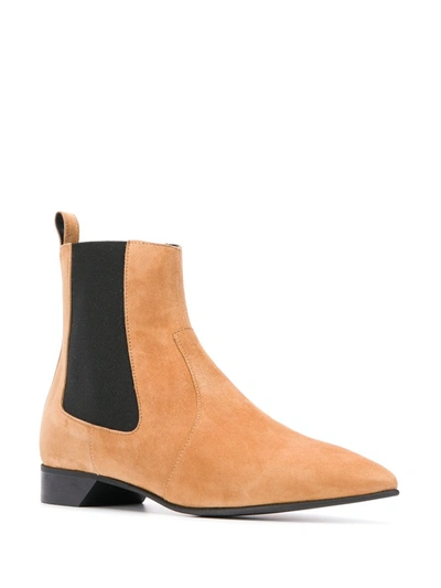 Shop Pierre Hardy Chelsea Ankle Boots In Neutrals