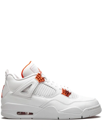 Shop Jordan Air  4 Retro "metallic Pack In White