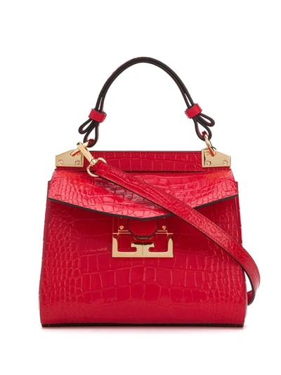 Shop Givenchy Mini Mystic Bag In Red