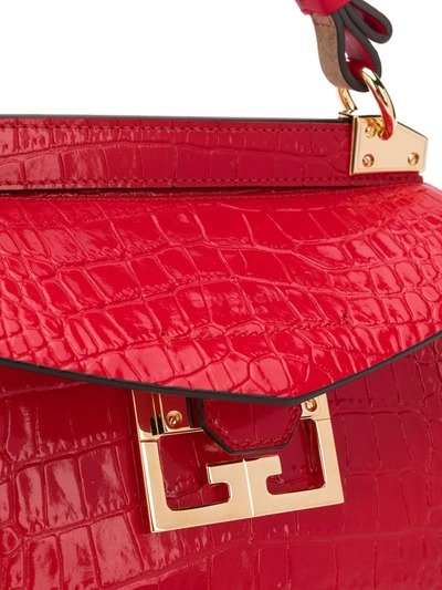 Shop Givenchy Mini Mystic Bag In Red
