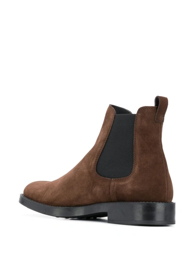 Shop Tod's Ankle-length 30mm Chelsea Boots In Brown