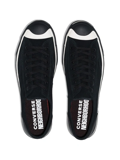Shop Converse X Neighborhood Jack Purcell Sneakers In Black