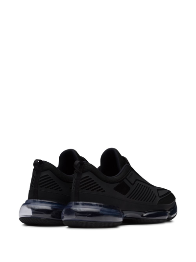 Shop Prada Cloudbust Air Sneakers In Black