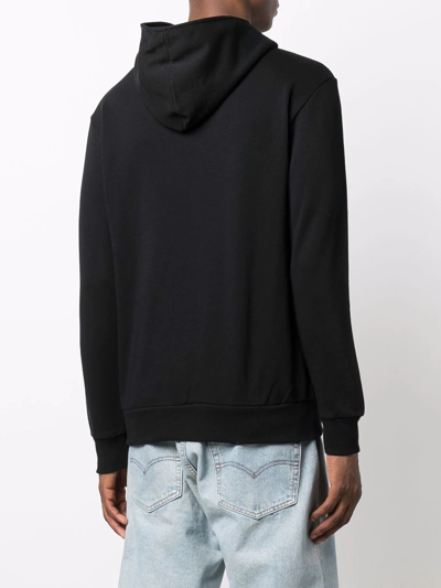 Hide & Jack Logo-print Pullover Hoodie In Black