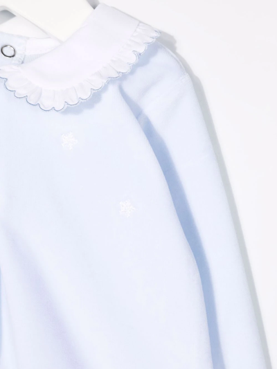 Siola Scalloped Collar Body In Blue