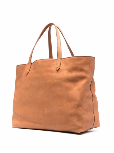 Shop Golden Goose Pasadena Tote Bag In Brown