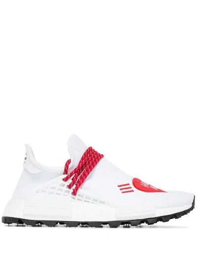 Shop Adidas Originals X Pharrell Williams Human Made Sneakers In White