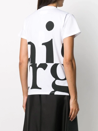 Shop Maison Margiela Marg' Graphic Print T-shirt In White