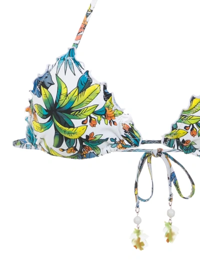 Amir Slama Printed Bikini In White
