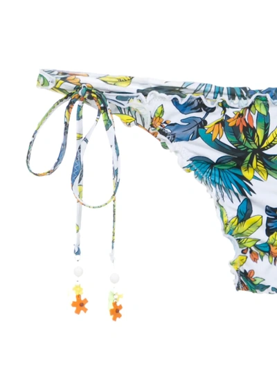 Shop Amir Slama Printed Bikini In White