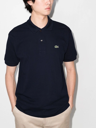 Lacoste Slim Fit Core Polo In Blue