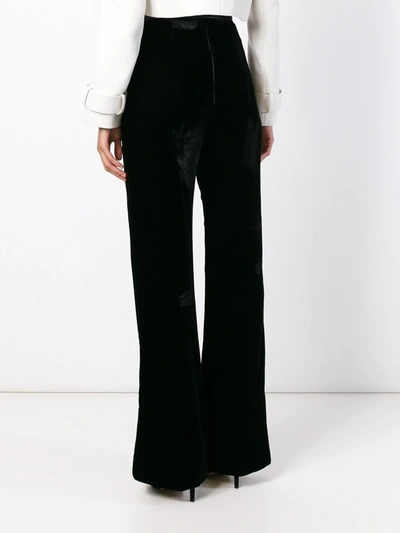 Pre-owned Emilio Pucci Vintage 1960s Wide-leg Trousers In Black
