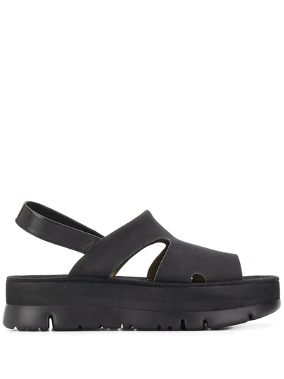Camper Oruga Sandals In Black