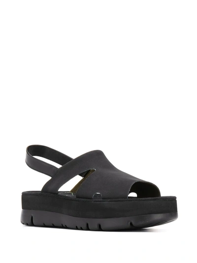Camper Oruga Sandals In Black