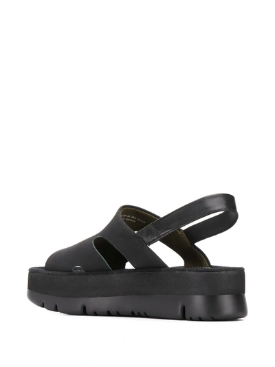 Camper Oruga Sandals In Black