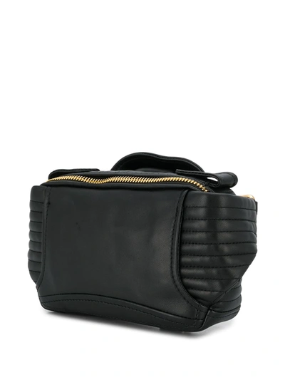 Shop Moschino Biker Belt Bag In Black